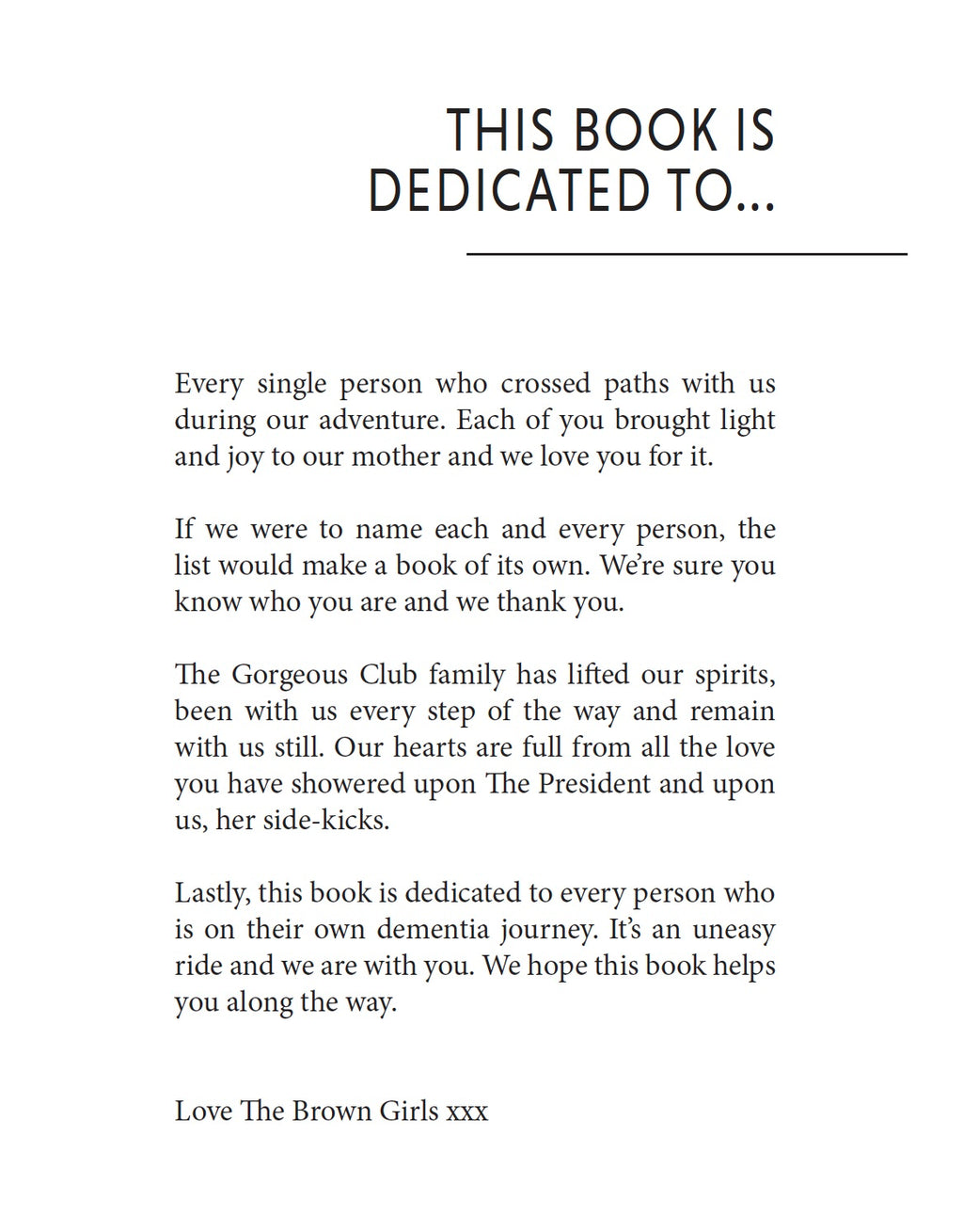 The Dementia Diary - because love matters