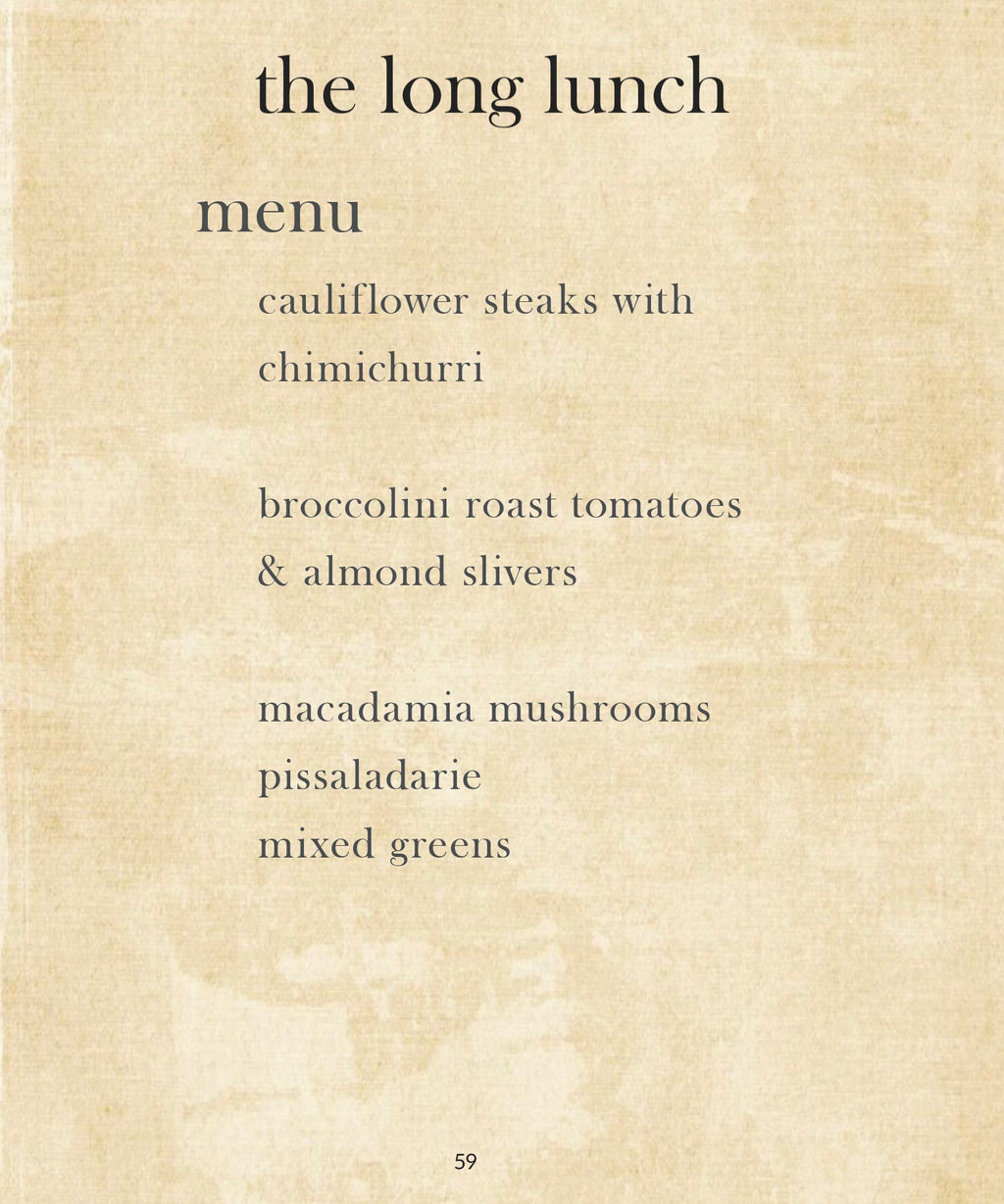 Up to the Table - Vegan Style